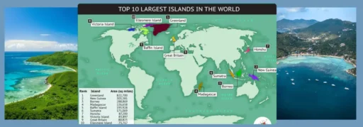 Explore Top 5 largest islands across the globe