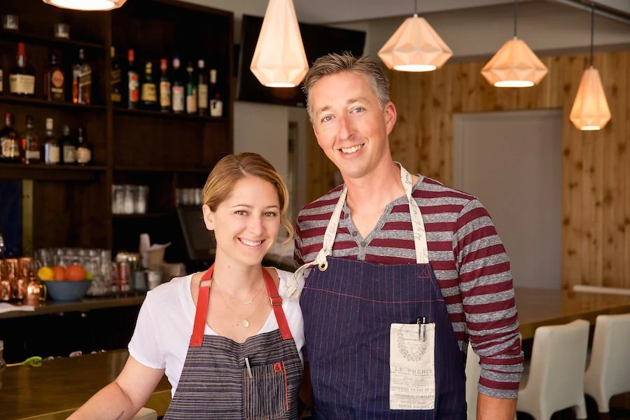 Brooke Williamson and husband Nick Roberts