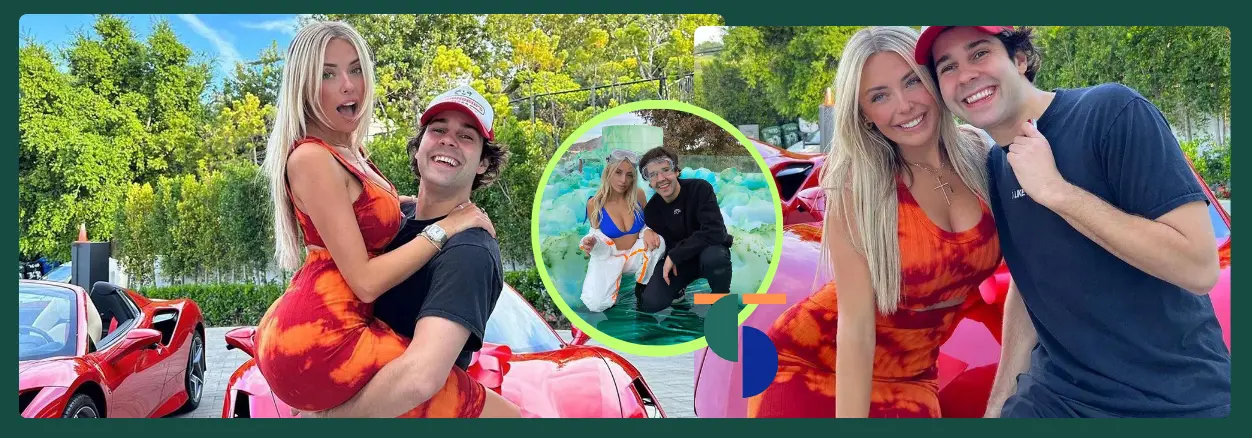 Is Corinna Kopf in relationship with David Dobrik?