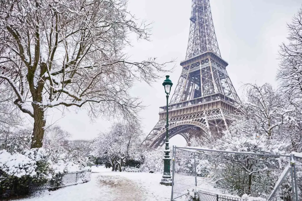 Paris Winter Snow